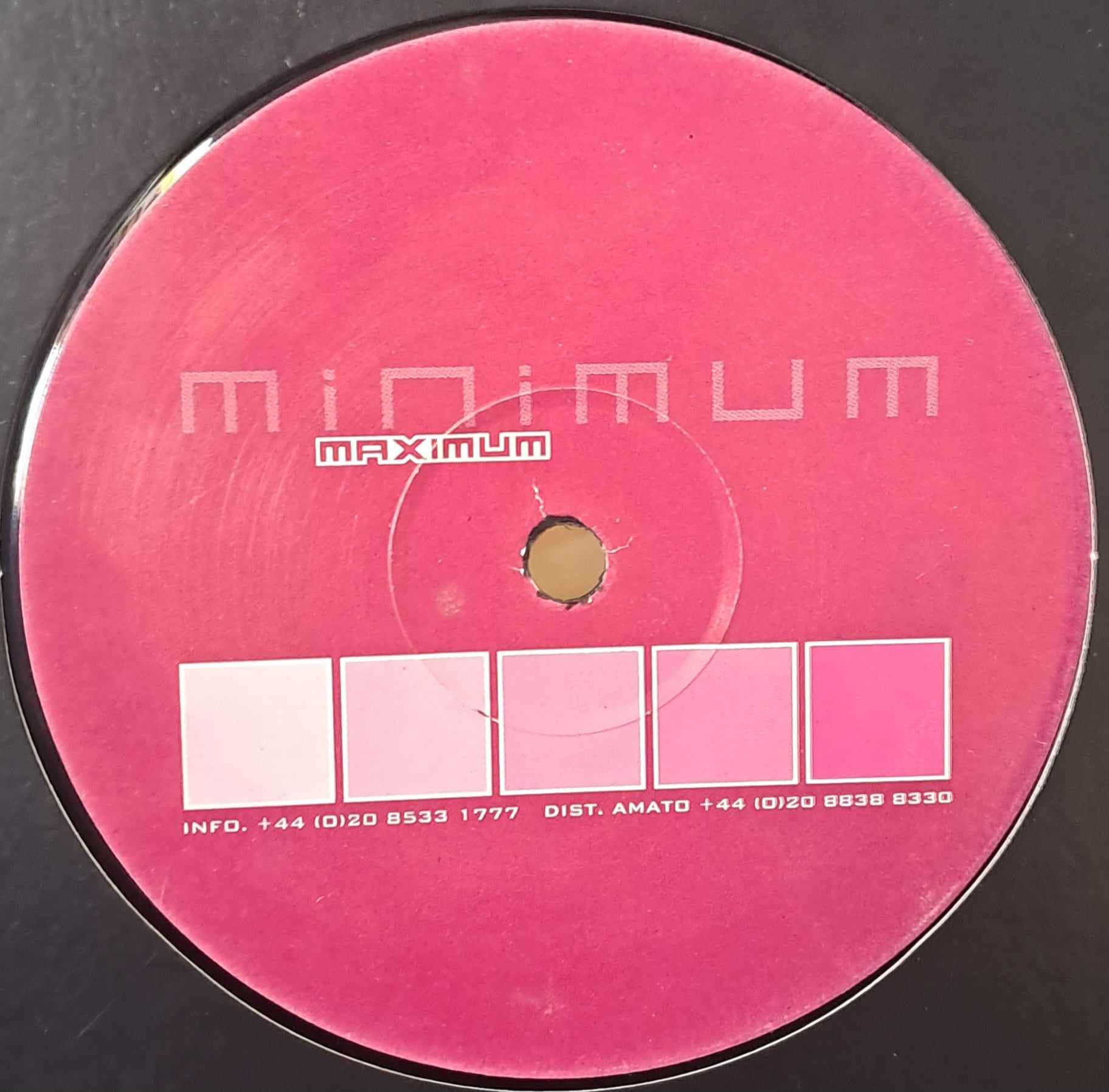 Maximum / Minimum (PROCESS MAGENTA) - vinyle techno